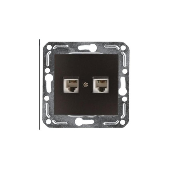 Розетка для компьютера и телефона Volsten V01-14-M10-M Magenta Nero, 9995 Розетка для компьютера и телефона Volsten V01-14-M10-M Magenta Nero, 9995