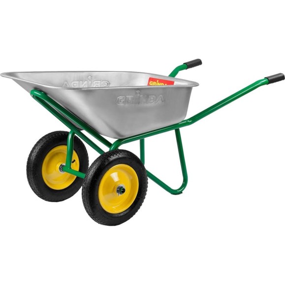 Строительная двухколесная тачка, 110 л, грузоподъемность 220 кг GRINDA 422394_z01 Строительная двухколесная тачка, 110 л, грузоподъемность 220 кг GRINDA 422394_z01