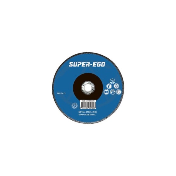 Отрезной диск SUPER-CUT для металла/AL/INOX, 115х1х22,2 мм SUPER-EGO P85510500 Отрезной диск SUPER-CUT для металла/AL/INOX, 115х1х22,2 мм SUPER-EGO P85510500