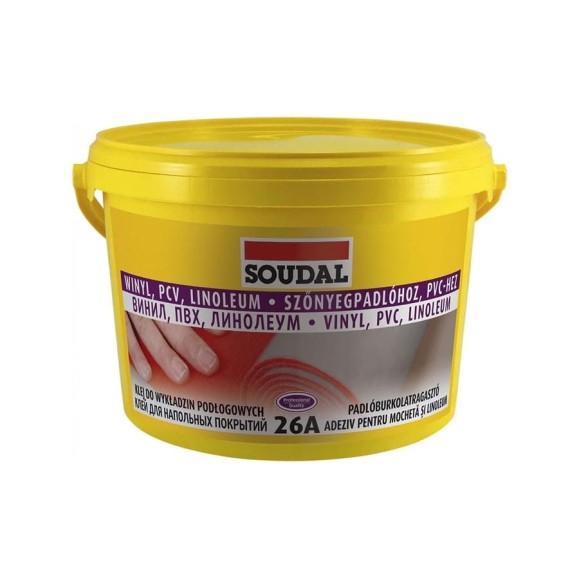 Клей для напольных покрытий SOUDAL 26А 5 кг 107642 Клей для напольных покрытий SOUDAL 26А 5 кг 107642