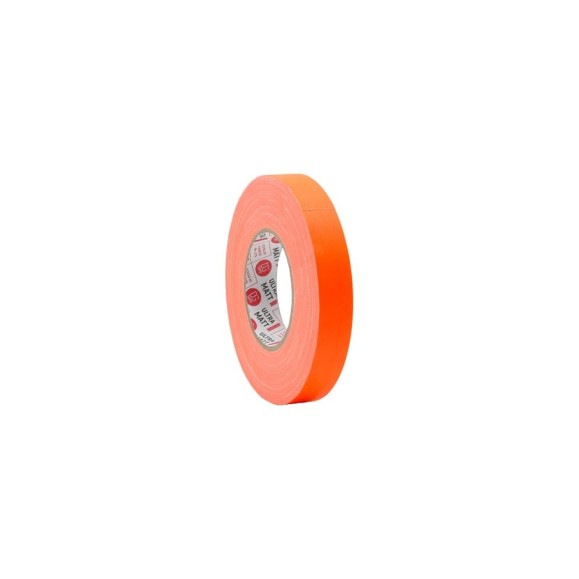 Клейкая лента DGTAPE ultraMATT - Гаффа тейп 25мм/50м - Оранжевый (светится в ультрафиолете) UMF25/50/O