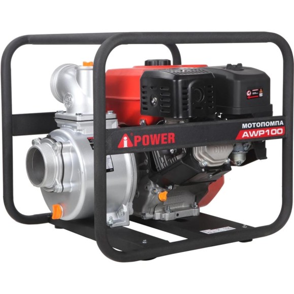 Бензиновая мотопомпа для чистой воды A-iPower AWP100 30141 Бензиновая мотопомпа для чистой воды A-iPower AWP100 30141