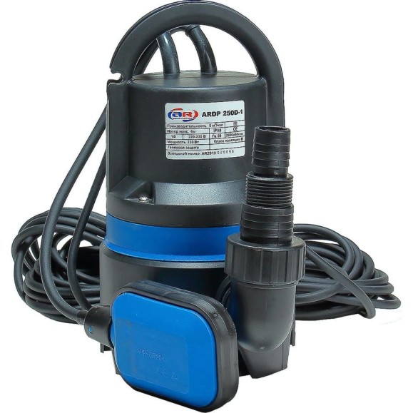 Дренажный насос AquamotoR ARDP 250 D-1 AR151004 Дренажный насос AquamotoR ARDP 250 D-1 AR151004