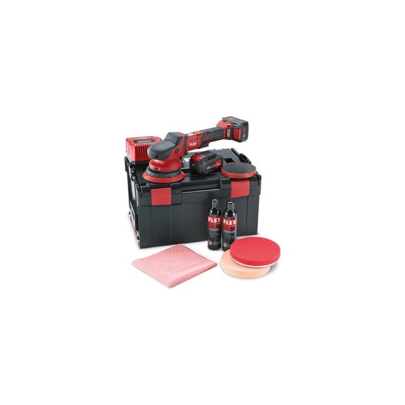 Аккумуляторная эксцентриковая полировальная машина FLEX XFE 15 150 18.0-EC/5.0 P-Set 461237 Аккумуляторная эксцентриковая полировальная машина FLEX XFE 15 150 18.0-EC/5.0 P-Set 461237