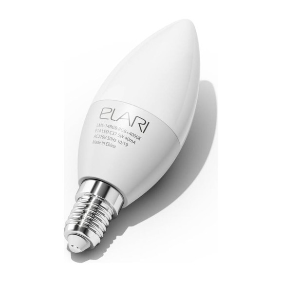 Умная цветная лампа ELARI smart LED color, E14 LMS-14RGB Умная цветная лампа ELARI smart LED color, E14 LMS-14RGB