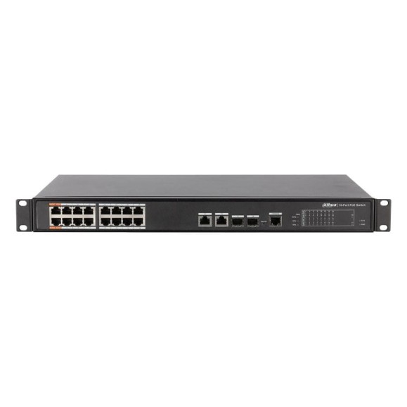 Ethernet PoE Коммутатор TRASSIR TR-NS2218-240-16PoE Ethernet PoE Коммутатор TRASSIR TR-NS2218-240-16PoE