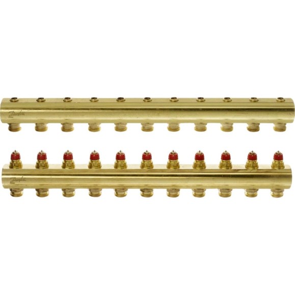 Коллекторы Danfoss FHF-11 для 11 контуров 088U0511 Коллекторы Danfoss FHF-11 для 11 контуров 088U0511