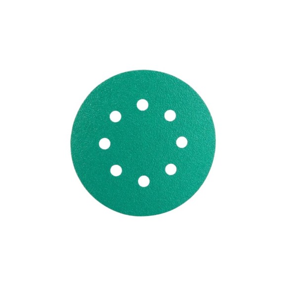 Диск DC341 Film Green Hanko 125 мм 8 отв Р 800 100 шт/уп DC341.125.8.0800