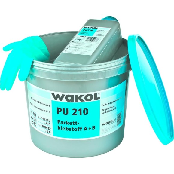 2-х компонентный ПУ-клей для паркета WAKOL PU 210 6,9 кг 368332 2-х компонентный ПУ-клей для паркета WAKOL PU 210 6,9 кг 368332