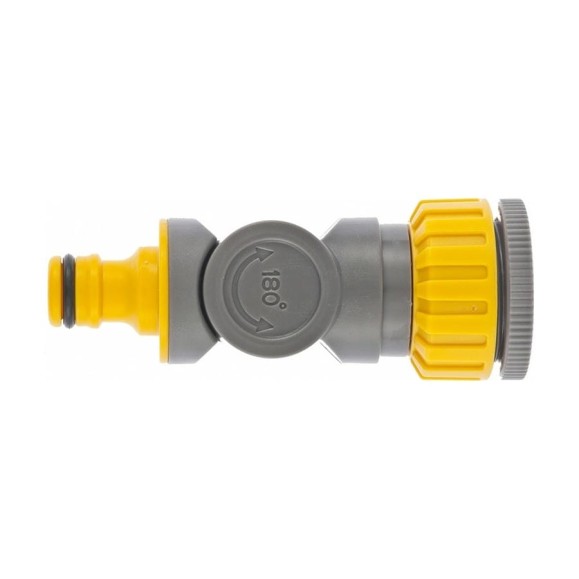 Соединитель штуцерный с внутренней резьбой 1/2"-3/4", с шарниром PALISAD LUXE 66247