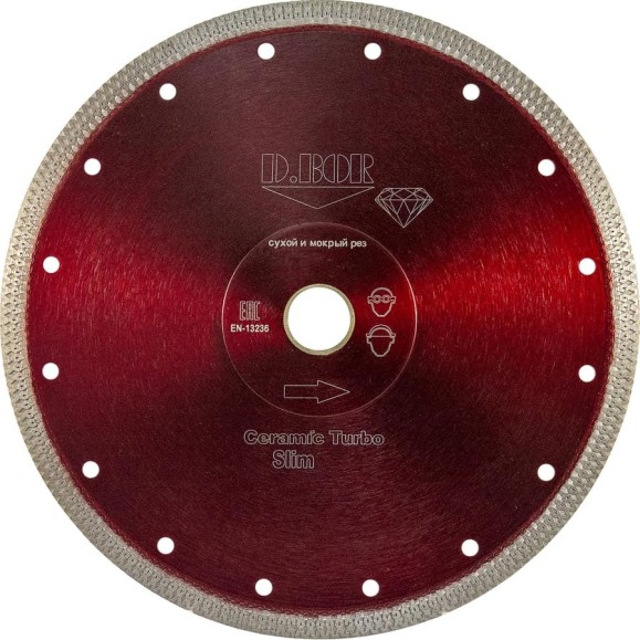 Диск алмазный Ceramic Turbo Slim T-10 (180x1.6x25.4/22.23 мм) D.BOR CTS-T-10-0180-025 Диск алмазный Ceramic Turbo Slim T-10 (180x1.6x25.4/22.23 мм) D.BOR CTS-T-10-0180-025
