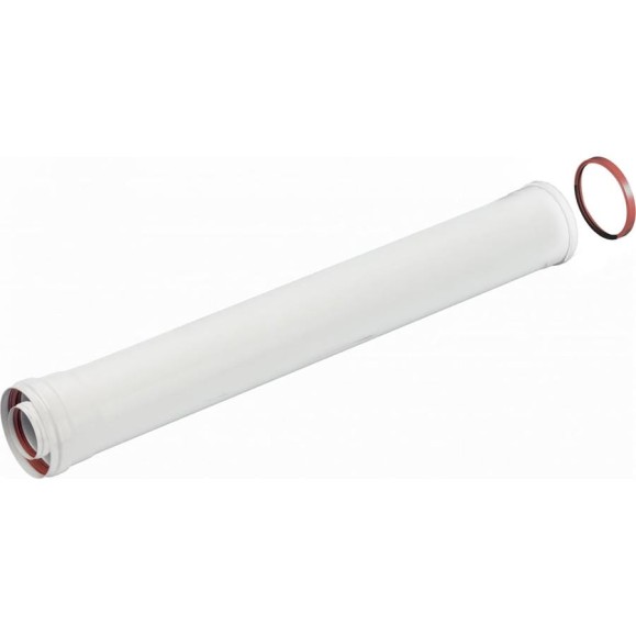 Удлинение коаксиальное DR thermo (60/100 мм; 1 м) Y-002 (A/SR) Удлинение коаксиальное DR thermo (60/100 мм; 1 м) Y-002 (A/SR)