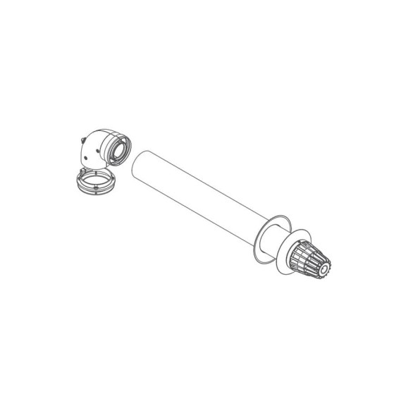 Коаксиальный комплект 60/100L El, Bs, F, NF, U Royal Thermo НС-1012321