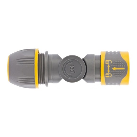 Соединитель быстросъемный универсальный 1/2-3/4" с шарниром PALISAD LUXE 66249