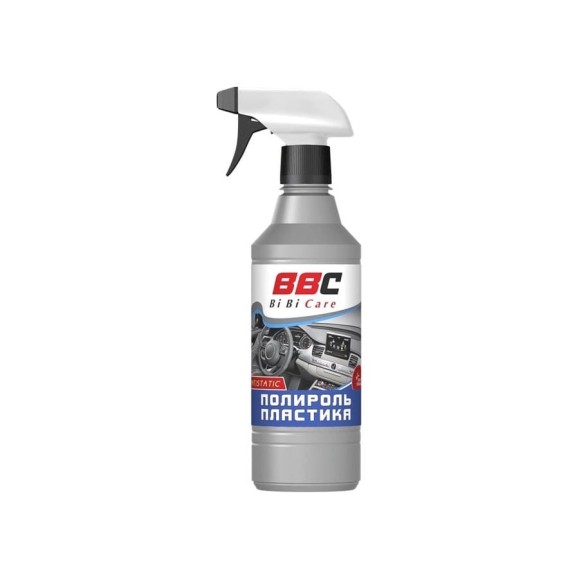Полироль пластика с тригером BiBiCare 0,55 л 4041 Полироль пластика с тригером BiBiCare 0,55 л 4041