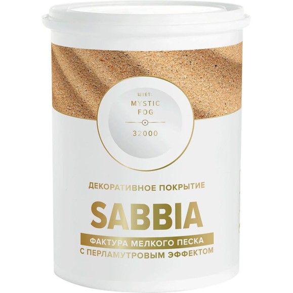 Декоративное покрытие VINCENT DECOR SABIA с фактурой мелкого, перламутрового песка 1л 404-143 Декоративное покрытие VINCENT DECOR SABIA с фактурой мелкого, перламутрового песка 1л 404-143