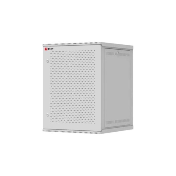Телекоммуникационный настенный шкаф EKF 12U 600х650, дверь перфорированная Astra серия PROxima ITB12P650D