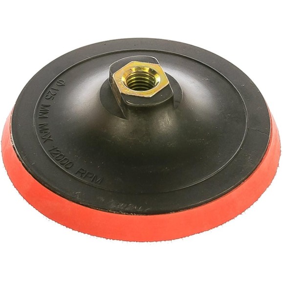 Насадка резиновая под абразивный диск Velcro, с гайкой М14 на УШМ Targ 663301