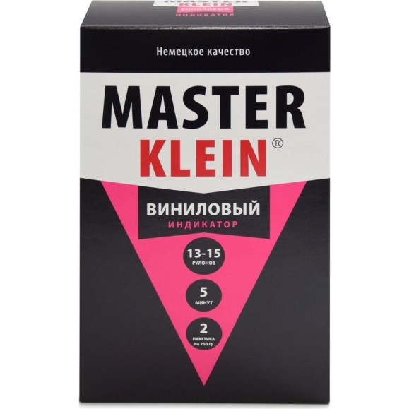 Обойный виниловый клей Master Klein индикатор 500гр жест.пачка 11603370 Обойный виниловый клей Master Klein индикатор 500гр жест.пачка 11603370