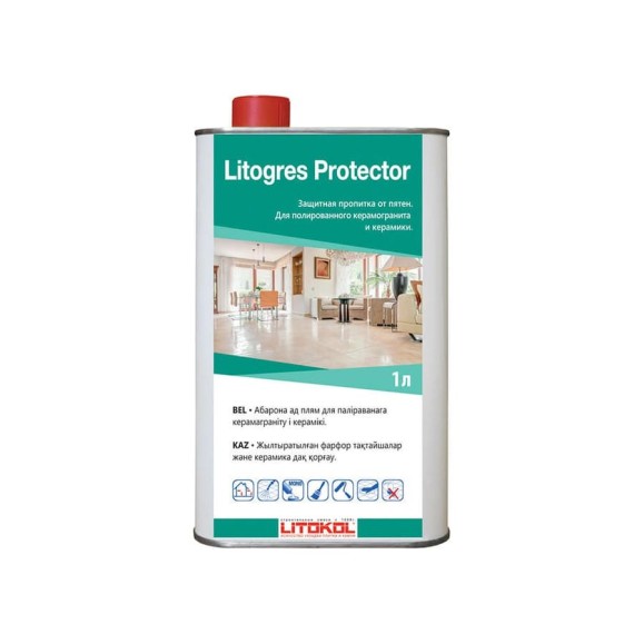 Защита от пятен LITOKOL LITOGRES PROTECTOR для полированного гранита 1 L 479890002