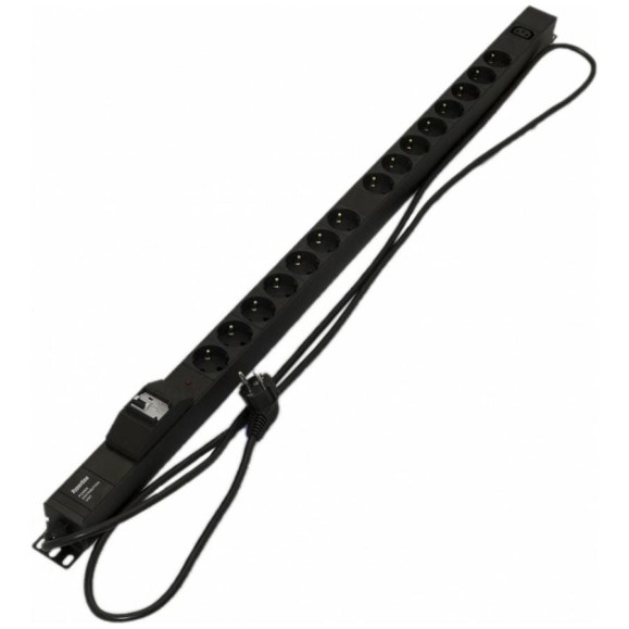 Блок розеток Hyperline SHE-15SH-1IEC-BF-2.5EU 15 розеток Schuko+1хIEC320 C13, 16 A, 250В 396989 Блок розеток Hyperline SHE-15SH-1IEC-BF-2.5EU 15 розеток Schuko+1хIEC320 C13, 16 A, 250В 396989