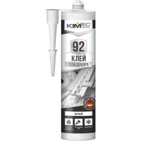 Клей вместо гвоздей KIM TEC 92 для декор. элементов белый 280мл 11602847 Клей вместо гвоздей KIM TEC 92 для декор. элементов белый 280мл 11602847