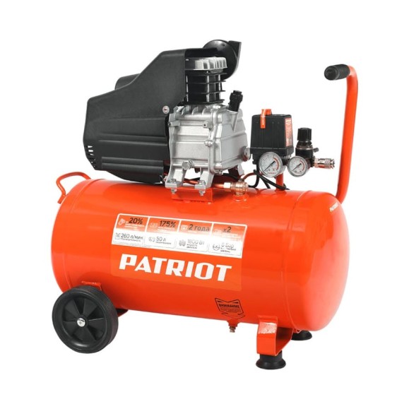 Компрессор PATRIOT EURO 50/260 525306367 Компрессор PATRIOT EURO 50/260 525306367