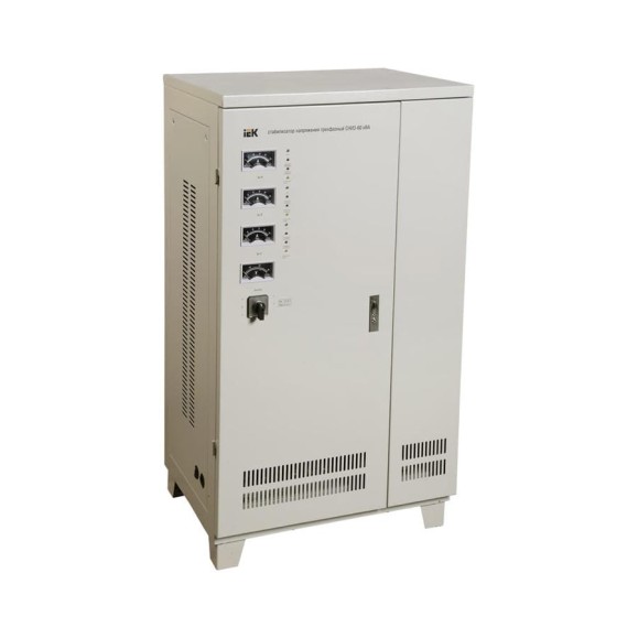 Стабилизатор напряжения IEK СНИ 3 60кВА 3ф IVS10-3-60000 289092 Стабилизатор напряжения IEK СНИ 3 60кВА 3ф IVS10-3-60000 289092