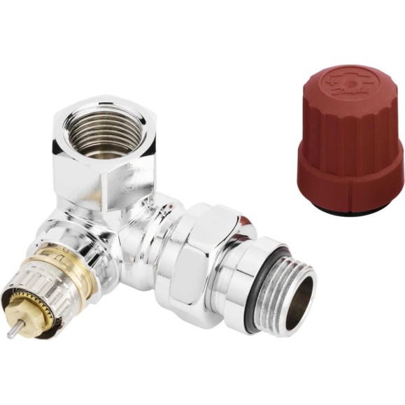 Трехосевой клапан DANFOSS RA-NCX для подключения справа, хромированный 013G4239 Трехосевой клапан DANFOSS RA-NCX для подключения справа, хромированный 013G4239