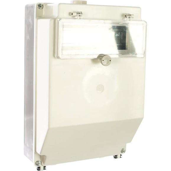 Бокс ABL 205x320x146 mm c окошком и DIN-рейкой на 9 модулей, IP44 B 59.03
