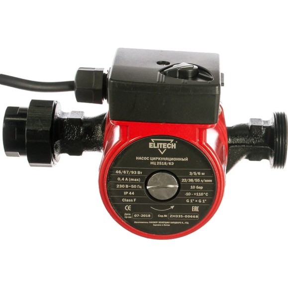 Насос Elitech НЦ 2518/6Э 180467 Насос Elitech НЦ 2518/6Э 180467