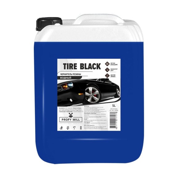 Чернитель резиновых изделий Tire Black Profy Mill 5 л. A1503-5 Чернитель резиновых изделий Tire Black Profy Mill 5 л. A1503-5