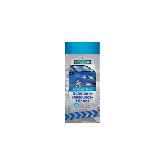 Салфетки влажные для стекол, зеркал и фар RAVENOL 1360703-001-02-000 Салфетки влажные для стекол, зеркал и фар RAVENOL 1360703-001-02-000
