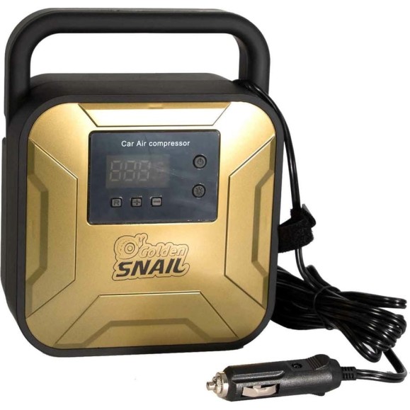 Автомобильный компрессор с фонарем и цифровым дисплеем, 35 л Golden Snail GS9227 Автомобильный компрессор с фонарем и цифровым дисплеем, 35 л Golden Snail GS9227