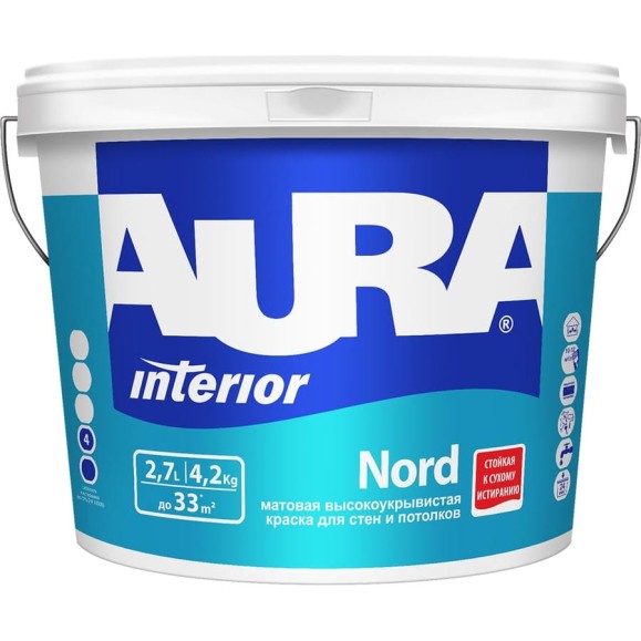 Краска Aura Nord 2,7л K0069 Краска Aura Nord 2,7л K0069