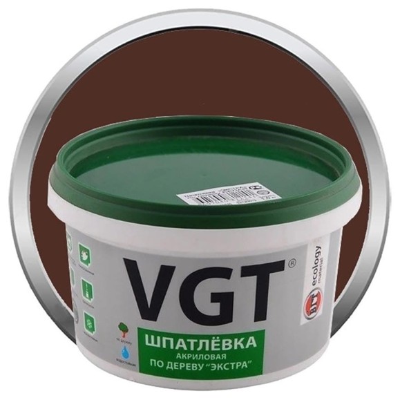 Шпаклевка по дереву Экстра Махагон 1 кг VGT 11606825