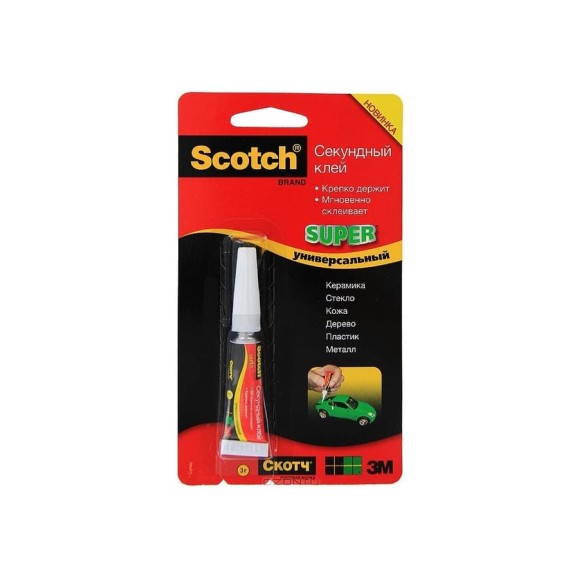 Секундный клей (3 г) БЛ-1 SG-1 Scotch C0044330 Секундный клей (3 г) БЛ-1 SG-1 Scotch C0044330