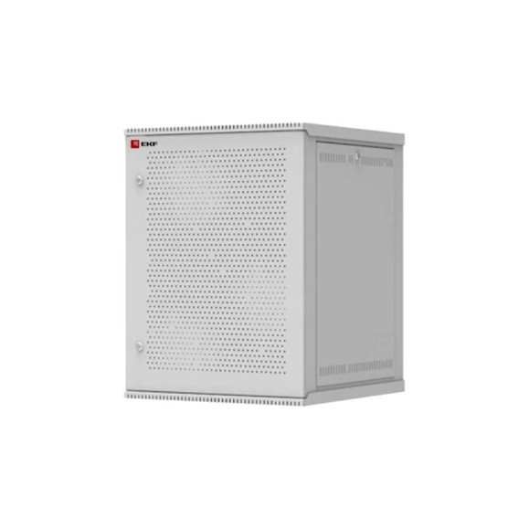 Телекоммуникационный настенный шкаф EKF 15U 600х650 дверь перфорированная Astra серия PROxima ITB15P650D