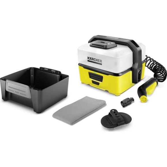 Портативная мойка Karcher OC 3 с комплектом для очистки животных 1.680-004 Портативная мойка Karcher OC 3 с комплектом для очистки животных 1.680-004