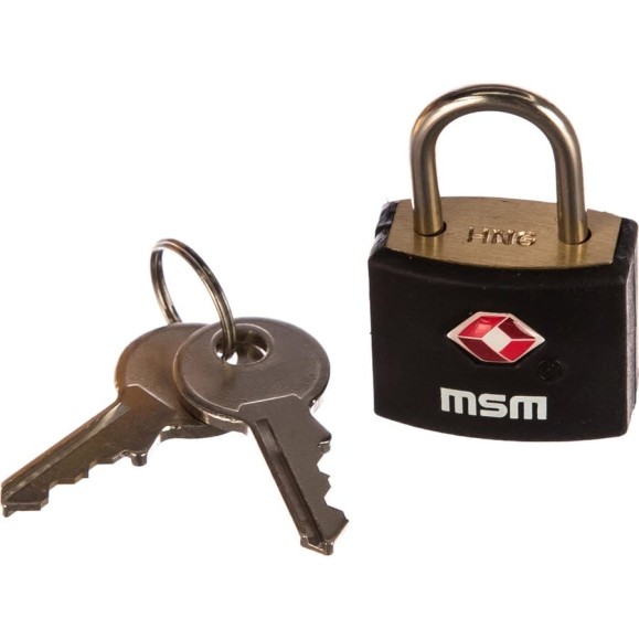 Навесной замок МСМ TSAK1 black 000012514 Навесной замок МСМ TSAK1 black 000012514