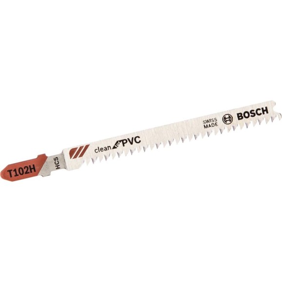 Лобзиковая пилка 2 шт. T102H CleanPVC Bosch 2609256C57 Лобзиковая пилка 2 шт. T102H CleanPVC Bosch 2609256C57