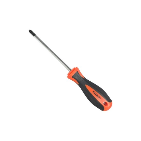 Отвертка PH1x100, CR-V, магнитная, 2-х компонентная рукоятка PATRIOT 350003022 Отвертка PH1x100, CR-V, магнитная, 2-х компонентная рукоятка PATRIOT 350003022
