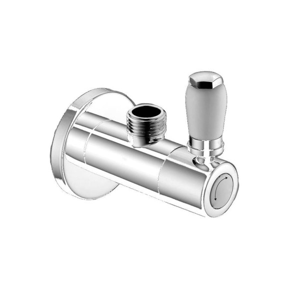 Угловой кран Elghansa 1/2 c керамической рукоятью ClassicLine VK-0126