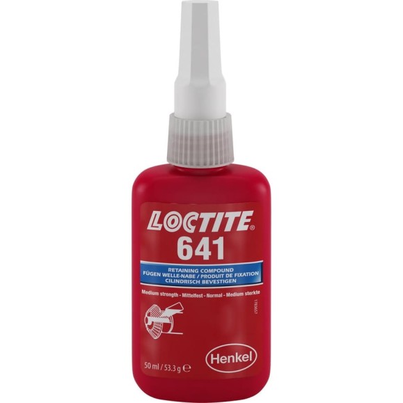 Вал-втулочный фиксатор средней прочности Loctite 641 50мл 246676