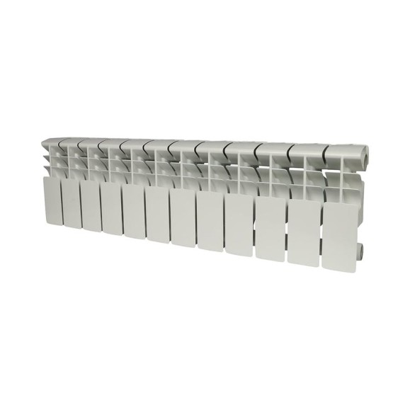 Алюминиевый радиатор ROMMER Plus 200 12 секций RAL9016 89992 Алюминиевый радиатор ROMMER Plus 200 12 секций RAL9016 89992