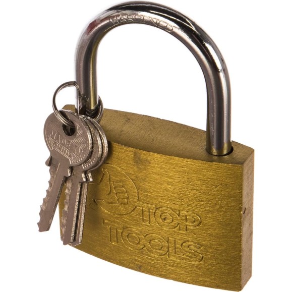 Висячий замок 70 мм, 2 ключа Top Tools 90U274 Висячий замок 70 мм, 2 ключа Top Tools 90U274