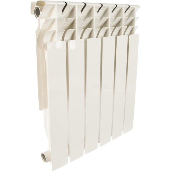 Алюминиевый радиатор ROMMER Plus 500 6 секций RAL9016 89563