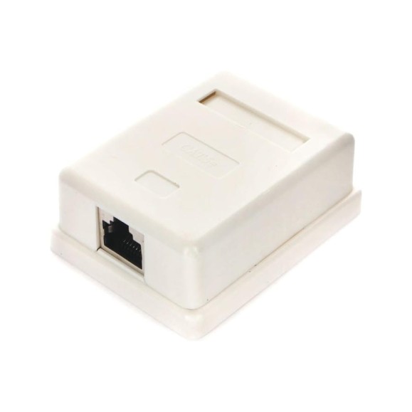 Розетка Cablexpert RJ-45 кат.STP 5e внешняя экранированная 1 порт, 110&Krone NAS212 Розетка Cablexpert RJ-45 кат.STP 5e внешняя экранированная 1 порт, 110&Krone NAS212