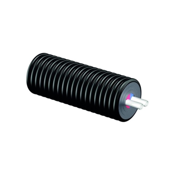 Труба Uponor ECOFLEX THERMO TWIN 2X63X5,8/200 PN6, Бухта 100 м 1018138 Труба Uponor ECOFLEX THERMO TWIN 2X63X5,8/200 PN6, Бухта 100 м 1018138