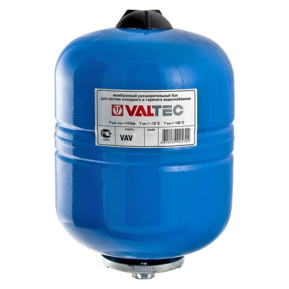 Бак расширительный для ГВС и ХВС (24 л) VALTEC VT.AV.B.060024 Бак расширительный для ГВС и ХВС (24 л) VALTEC VT.AV.B.060024